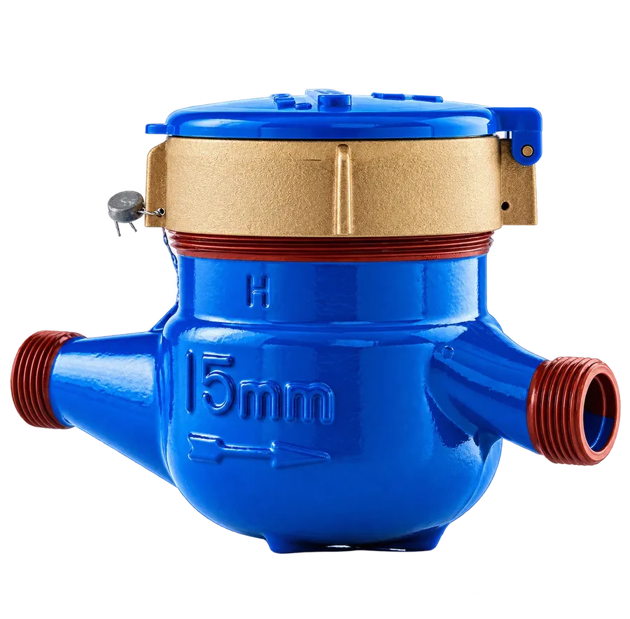 Medidor de agua de 15 mm para medición de consumo de agua, vista 3
