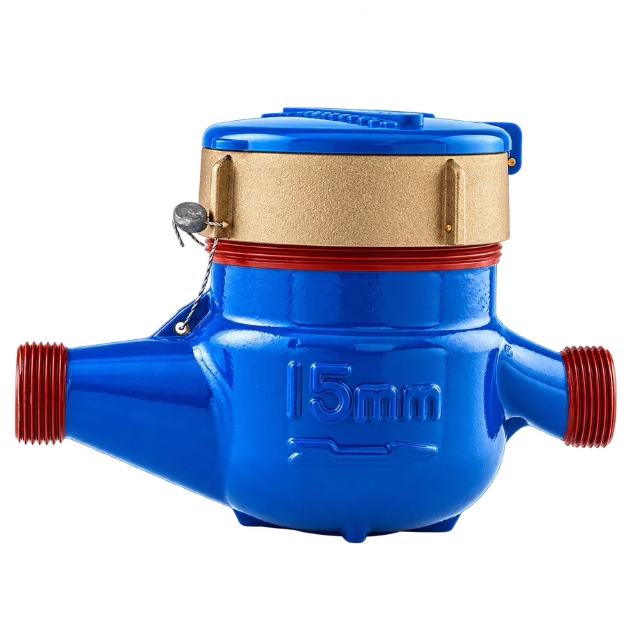 Medidor de agua de 15 mm para medición de consumo de agua, vista 5