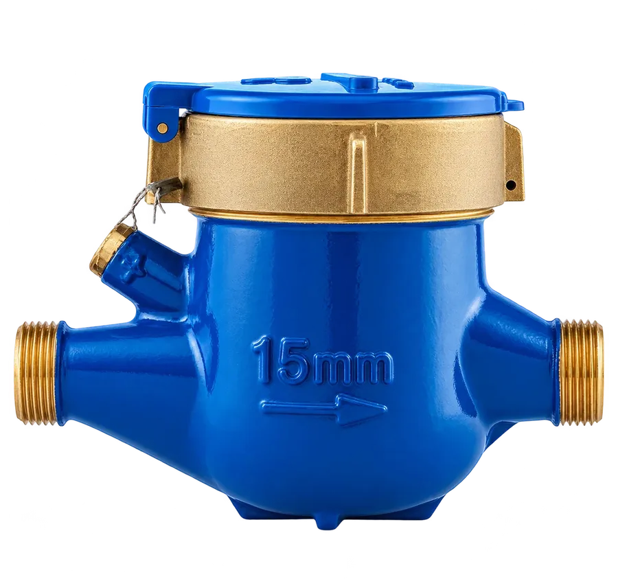 Medidor de agua de 15 mm para medición de consumo de agua, vista 6