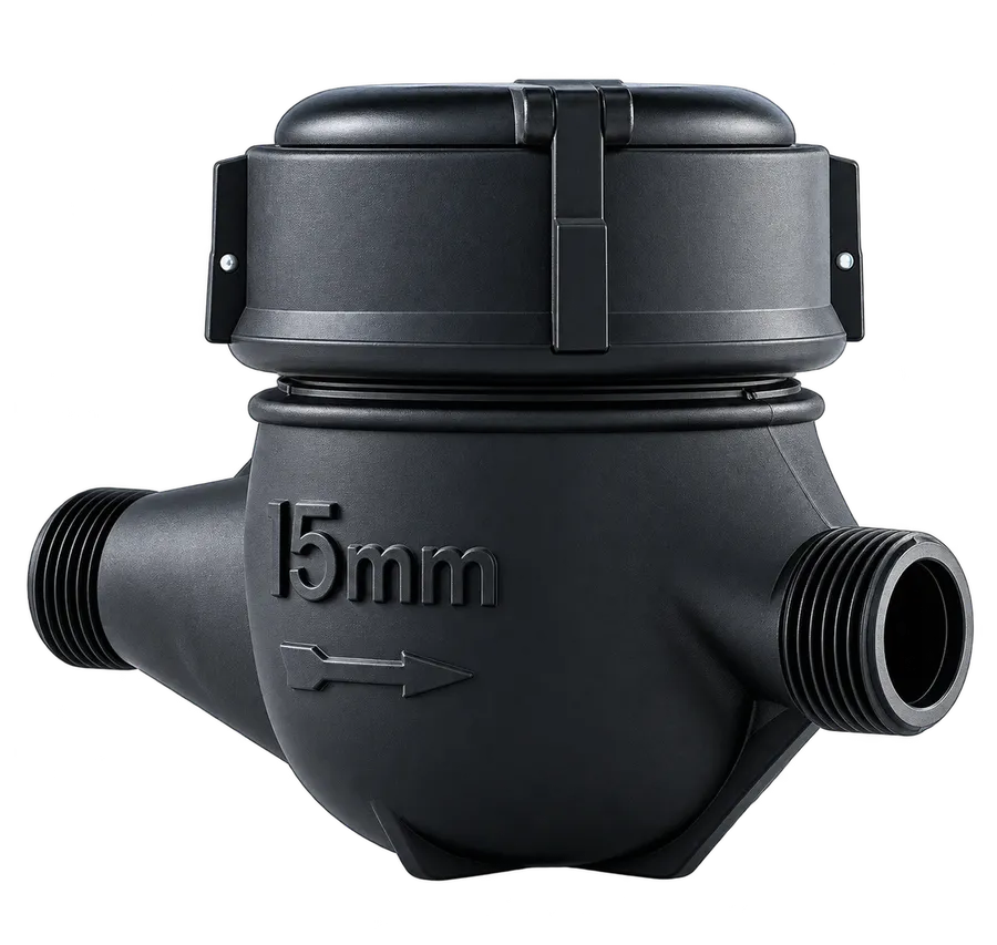 Medidor de agua de 15 mm para medición de consumo de agua, vista 9
